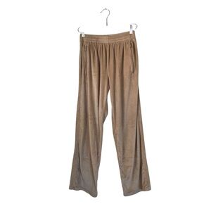 SKIMS Velvet Velour Track Pants Loungewear Sweatpants Neutral Size Small